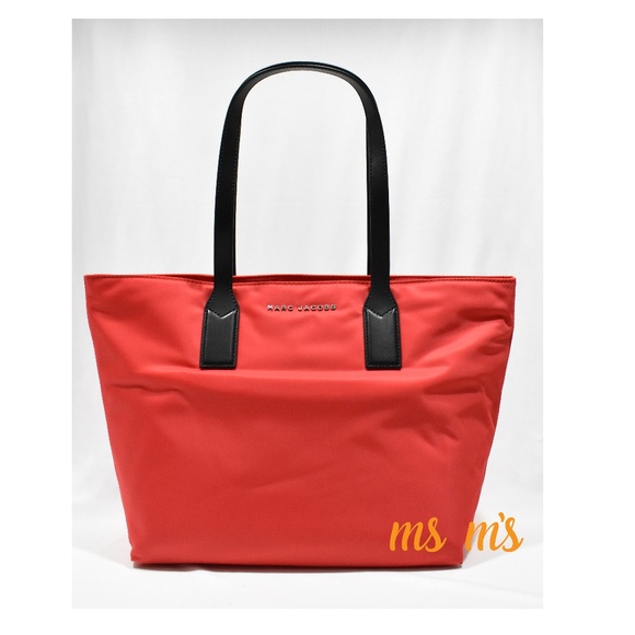NWT Marc Jacobs LARGE POPPY RED Nylon tote - Picture 1 of 5